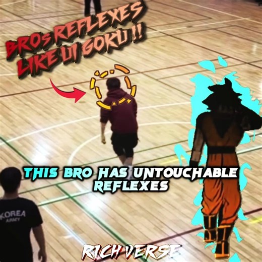This Bro Have Intouchable Reflexes 🔥 #goku #shorts