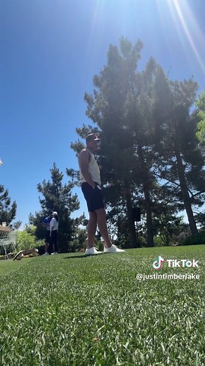 Justin Timberlake and Jimmy Fallon Camp in Vegas