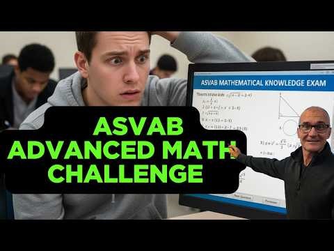 ASVAB Advanced Math Challenge #asvab