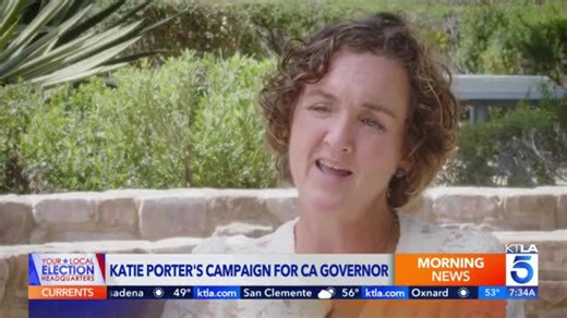 California gubernatorial candidate Katie Porter outlines her priorities