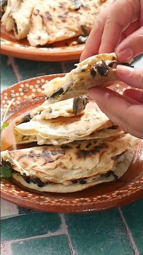 Huitlacoche Quesadillas #quesadillas