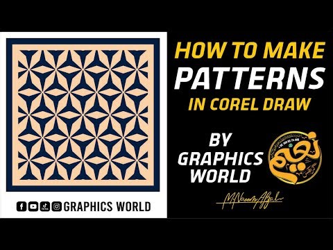 How to make patterns In corel Draw