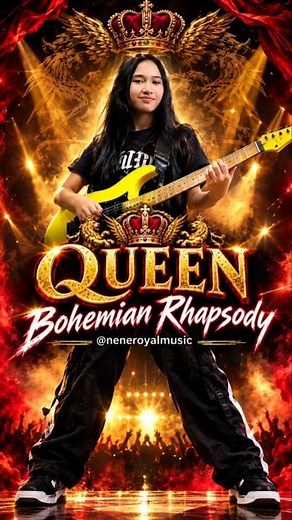 Fret&Pick Cam Ep.2 : Bohemian Rhapsody - Queen | Guitar Metal By Nene Royal