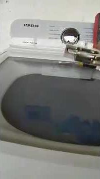 suspender seguro de tapa en lavadora Samsung.