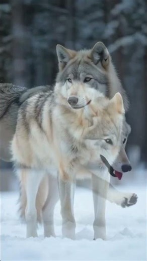The Silent Power of a Gray Wolf 🐺