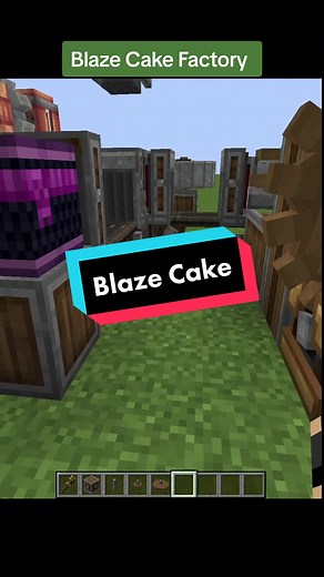 Fábrica de Blaze Cake #minecraft #createmod #blazecake #fy #foryoupage