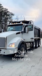 13K views · 223 reactions | 2026 Kenworth T880 Tri-Axle Dump Truck with a Cummins & Allison. Call or text today! | Truck Hub | Facebook