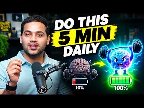 How to Rewire Your Brain: 3 Daily Habits for Sharp Thinking & Focus | Raj Shamani