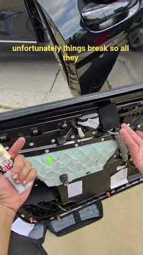 so with this Mercedes window regulator replacement, my work doubled #mechanicfails #mercedes