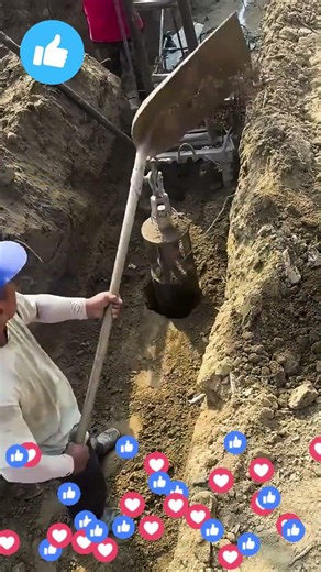 How Drilled Sand Is Removed Manually 😳 Hard Work at Site