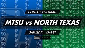 1K views · 12 reactions | Watch today's Middle Tennessee Blue Raider Football game versus North Texas live on your laptop, desktop or mobile device via Stadium! Here's the link that will go active at 3 p.m. CST today: https://watchstadium.com/live/middle-tennessee-at-north-texas/ | Middle Tennessee State University (MTSU) | Facebook