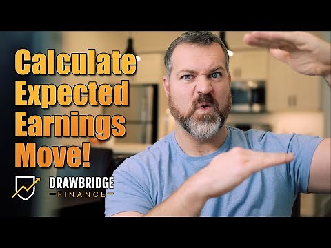 Calculating expected earnings move: Quick Tip