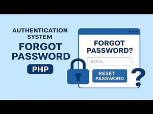 Authentication System Forgot Password in PHP | Reset Password Tutorial