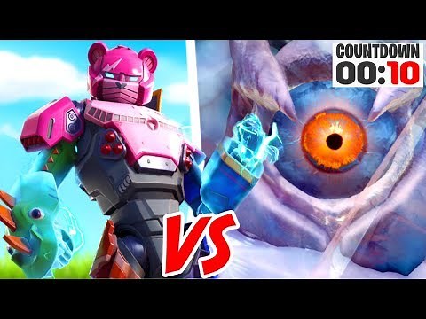 Fortnite Live Event Mecha Robot VS Giant Monster! (Fortnite Season 9 Event Reaction)