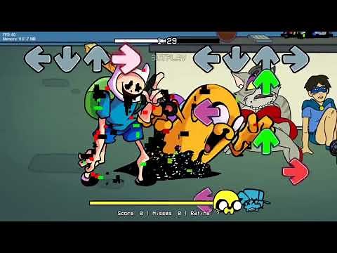 FNF VS Glitched Finn & Jake: CN Takeover | Technical Rhythm Mod Showcase (Demo)