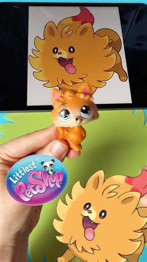Pombon LPS custom 🧡 Littlest Pet Shop x Pokemon #speedart #customlps