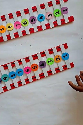 Math project for class 1 /Ascending and descending order Math working model/math tlm #Mathproject