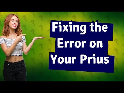 How Can I Fix the 'P2610 P0A80' Error on My 2010-2015 Toyota Prius?