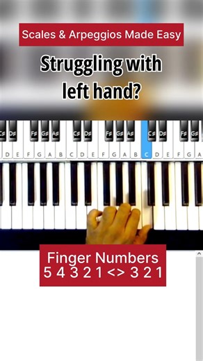 Left Hand Fix for Beginners | 🎹 Lesson 4 | Daily Scale Workout Series