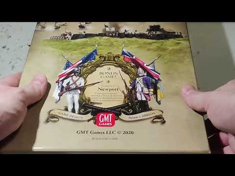 A Quick look at GMT Games The Battle of Rhode Island (2020) #GmtGames