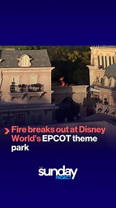 A large fire broke out at the EPCOT theme park at Walt Disney World on Saturday, forcing guests to evacuate from the ‘Remy’s Ratatouille Adventure ride’. | The Project