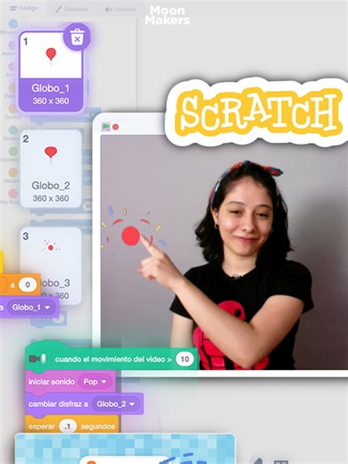 ¡Crea juegos interactivos en Scratch!