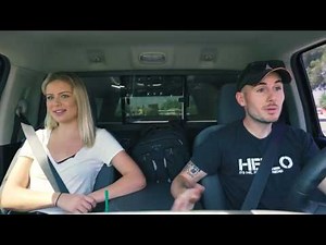 Fake taxi prank Asian girl gone weld