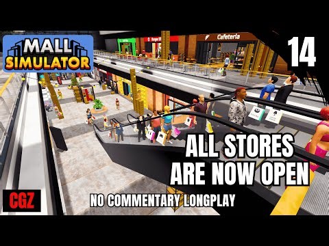 I Finally Unlocked EVERY Store - Mall Simulator PART 14 | Long Play (No Commentary)