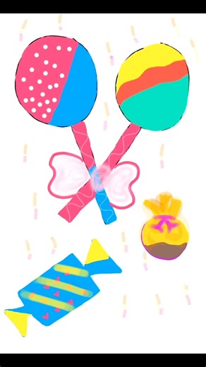 how to draw candy #shortvideo #art #coloring #shorts