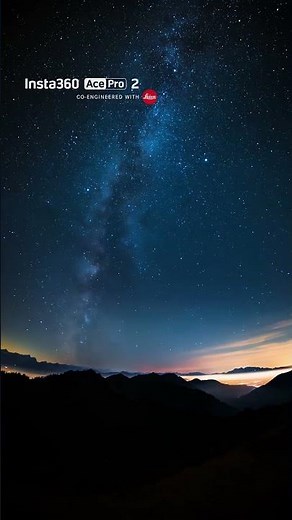 Shoot Cinematic Starlapses in Just 2 Steps 🌌✨| Insta360 Ace Pro 2