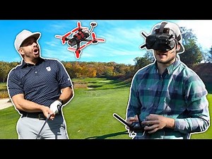 EPIC FPV DRONE GOLF FOOTAGE | Chasing the Golf Ball with an FPV Drone