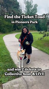 Ticket Toad is back at it with 2 tickets to Collective Soul & LIVE at Pinewood Bowl August 21! Be the first to find his hiding spot in Pioneers Park and the tickets are yours. Hop to it! 🐸 | Pinewood Bowl Theater
