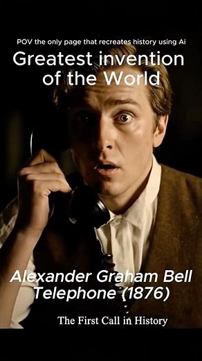 How Did Alexander Graham Bell Invent The Telephone? #aiart