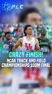 1.8K views |  **CRAZY FINISH! 勞 NCAA 100m Final Came Down to the...