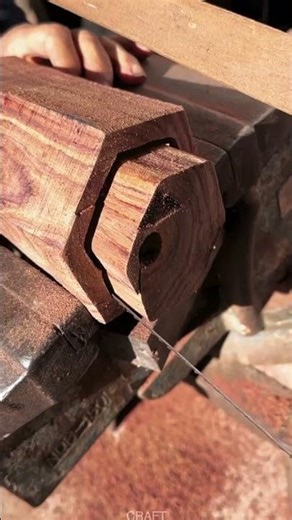 Master Carpenter’s Wood Core Extraction! Super Precise Craft Process