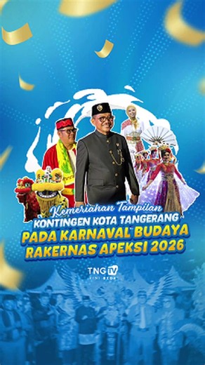 KOTA TANGERANG SUKSES GUNCANG MEDAN! 🔥✨ Bangga banget sama kontingen Kota Tangerang yang tampil super memukau di Karnaval Budaya Nusantara Rakernas APEKSI 2026! Mulai dari barongsai yang energetik, kostum karnaval megah, sampai tarian khas yang memikat, semuanya sukses mencuri perhatian ribuan pasang mata. 😍 Ini bukti nyata sinergi dan kolaborasi keren untuk memajukan seni dan budaya kita. Tangerang Ayo, bersama membangun kota! 🤝💥