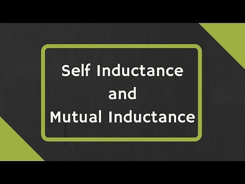 Self Inductance and Mutual Inductance Explained