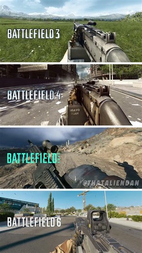 M240 LMG Compared between #battlefield3 #battlefield4 #battlefield2042 #battlefield6