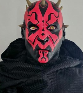 Darth Maul Latex Mask Halloween Costume Cosplay Prop Bust Adult Full Head - Etsy