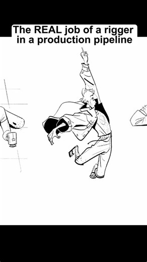 TOAnimate Academy on Instagram: "What's the REAL JOB of a rigger in a production pipeline? Watch the full video on our Youtube channel: link in bio #toanimate #animation #rigging"