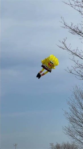 Spongebob🪁#kiteflying #torontolife #canada 🇨🇦