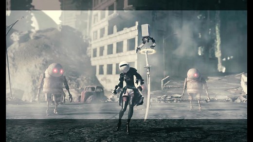 尼尔机械纪元：2b之死 最凄美的剧情 月之泪为她盛开