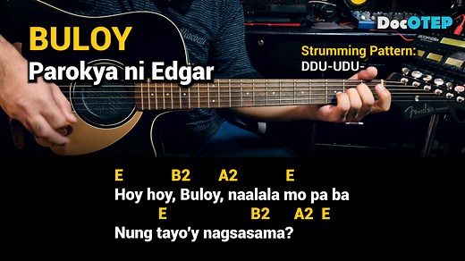 121K views · 6.7K reactions | Buloy - Parokya ni Edgar (Guitar Chords Tutorial with Lyrics) | Doc OTEP Studio | Facebook