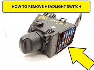 CHRYSLER CROSSFIRE HOW TO REMOVE HEADLIGHT SWITCH FUSE BOX RELAY MODULE