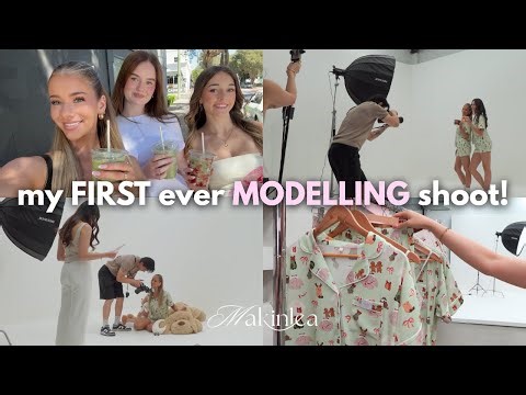 my FIRST time MODELLING... am I a model now?!