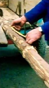 Traditional Ladder Making: Crafting a Fruit Ladder in 1982!