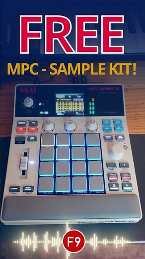 MPC Sample Kit FREE Drop from F9 Audio #mpc sample #akai #drums #beatmaking #royaltyfree ree