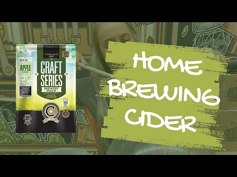 Home Brewing Brew Day. Mangrove Jack’s Apple Cider. How to brew at home.