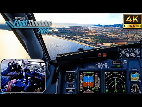 Flight Simulator 2024 | PMDG 737-800 Full Realistic Approach into Ibiza! (LEIB) | 4K