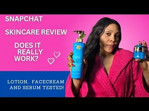 SNAPCHAT LOTION, FACECREAM AND SERUM HONEST REVIEW/ IS CLEAR SKIN GUARANTEED OR IS JUST HYPE?